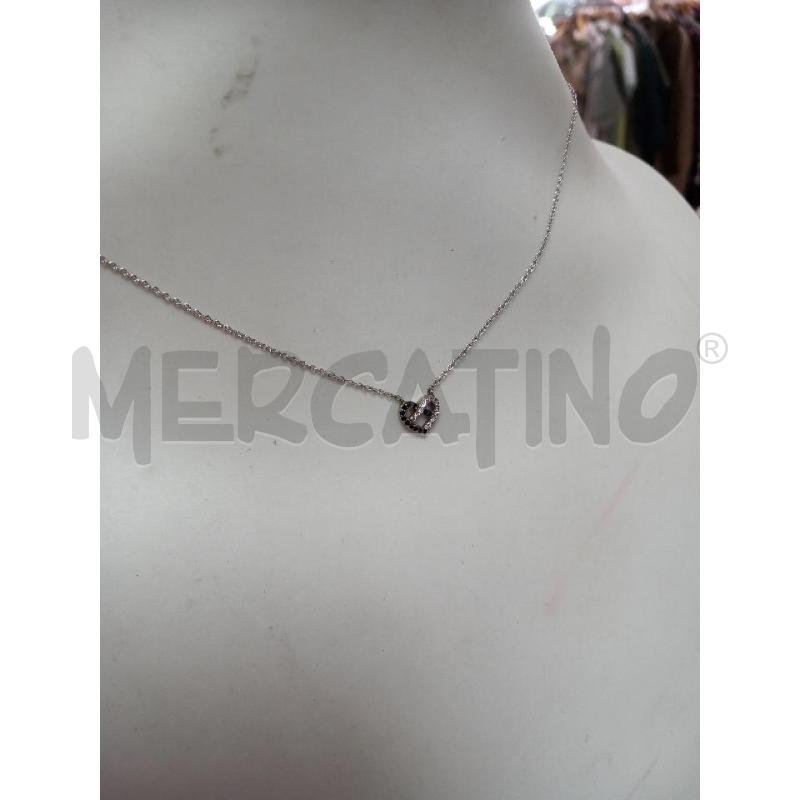 COLLANA STROILI ARG CIONDOLO CUORE | Mercatino dell'Usato Roma porta di roma 2