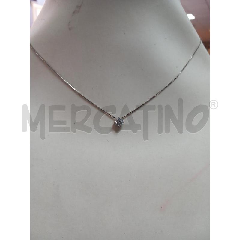 COLLANA STROILI ARG PUNTO LUCE | Mercatino dell'Usato Roma porta di roma 1
