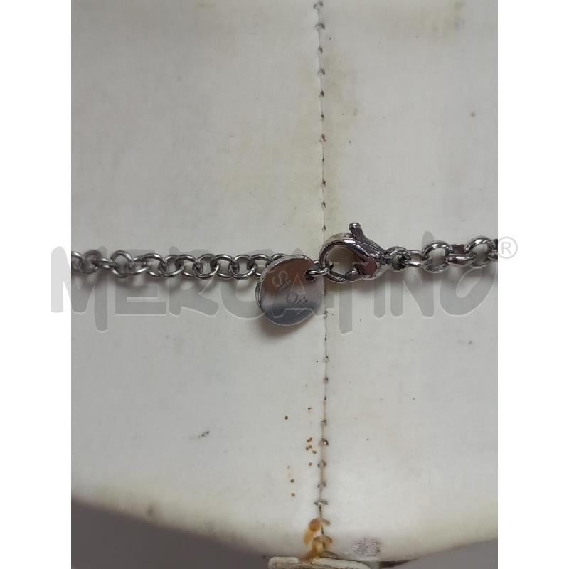 COLLANA STROILI DOPPIO CUORE ARGENTATO DORATO | Mercatino dell'Usato Roma porta di roma 3