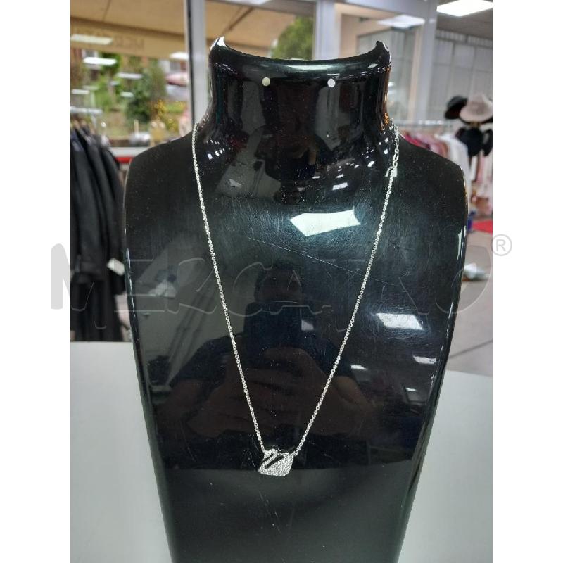 COLLANA SWAROVSKI CIONDOLO CIGNO STRASS | Mercatino dell'Usato Roma porta di roma 1