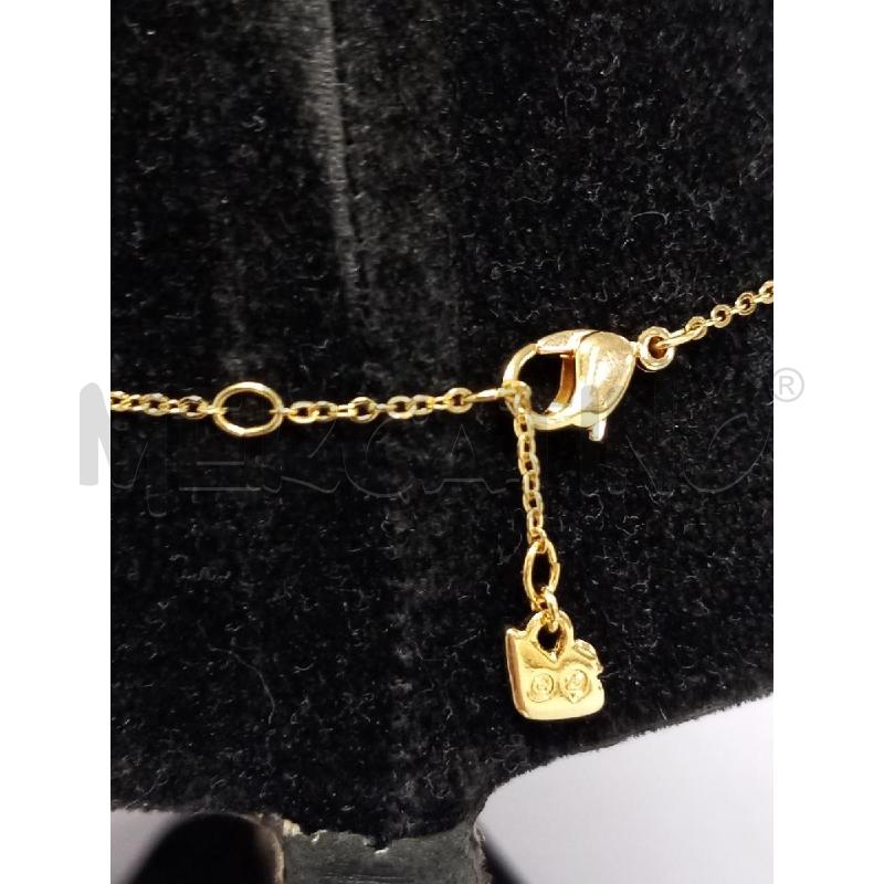 COLLANA SWAROVSKI DORATO  | Mercatino dell'Usato Roma porta di roma 2