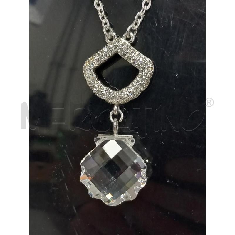 COLLANA SWAROVSKI PENDENTE CONCHIGLIA | Mercatino dell'Usato Roma porta di roma 2