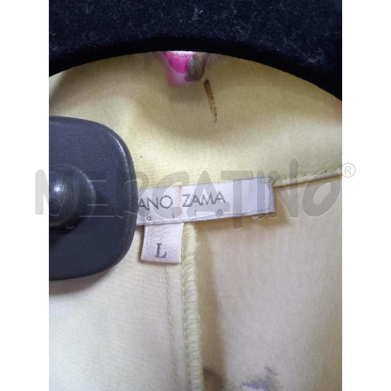 COMPLETO DONNA GERMANO ZARA GIALLO FLOREALE | Mercatino dell'Usato Roma porta di roma 2