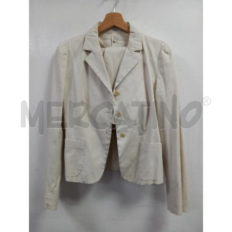 COMPLETO D PINKO BEIGE BLAZER + GONNA | Mercatino dell'Usato Roma porta di roma 1