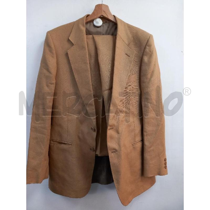 COMPLETO UOMO LEBOLE LINO BEIGE  | Mercatino dell'Usato Roma porta di roma 1