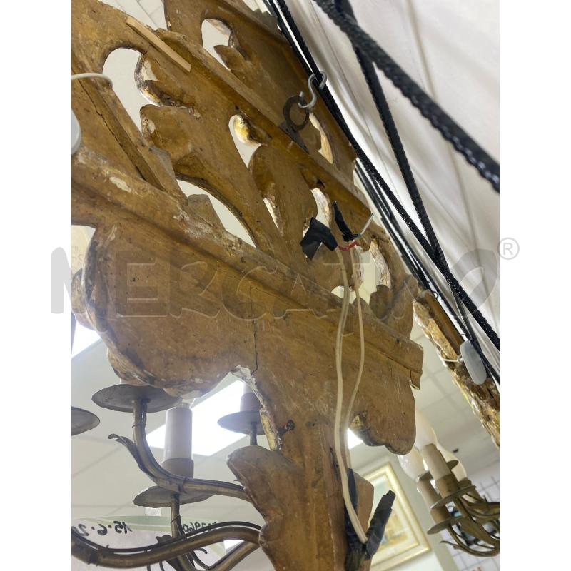 COPPIA APPLIQUE DOR LEGNO | Mercatino dell'Usato Roma porta di roma 2