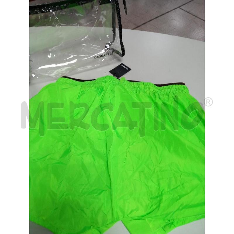 COSTUME UOMO DSQUARED VERDE FLUO | Mercatino dell'Usato Roma porta di roma 2