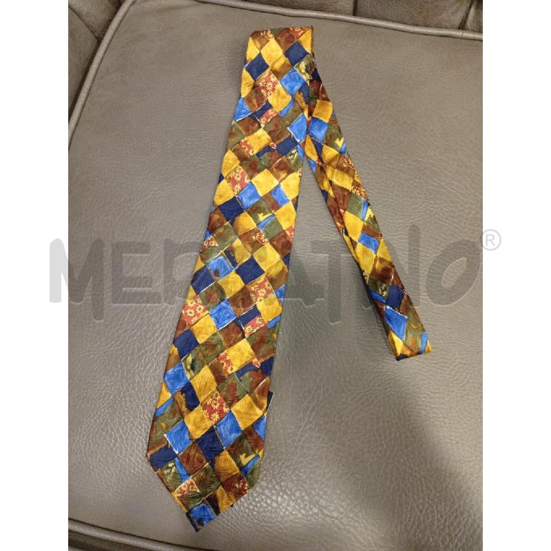 CRAVATTA BALENCIAGA PARIS MULTICOLOR | Mercatino dell'Usato Roma porta di roma 1