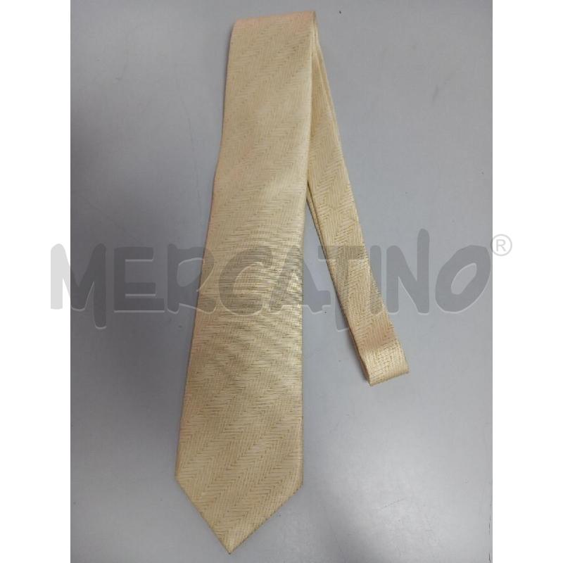 CRAVATTA BULGARI GIALLO HERRINGBONE | Mercatino dell'Usato Roma porta di roma 1