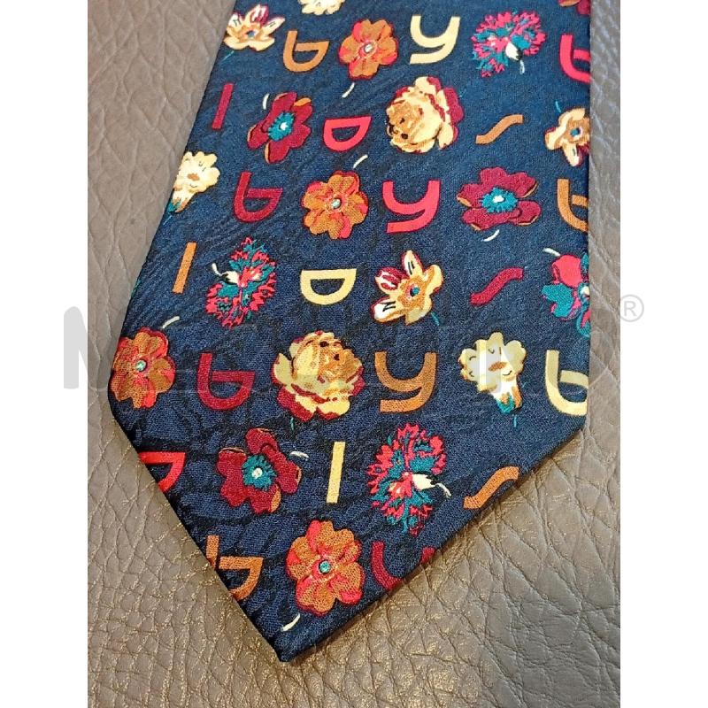 CRAVATTA BYBLOS BLU FANTASIA FLOREALE | Mercatino dell'Usato Roma porta di roma 2