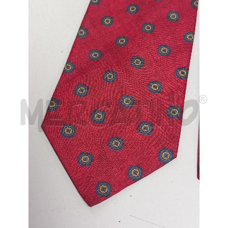 CRAVATTA GIORGIO ARMANI ROSSO PAISLEY FANTASIA BLU | Mercatino dell'Usato Roma porta di roma 3