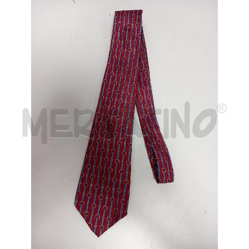 CRAVATTA GUCCI ROSSO CINGHIE EQUESTRI | Mercatino dell'Usato Roma porta di roma 1