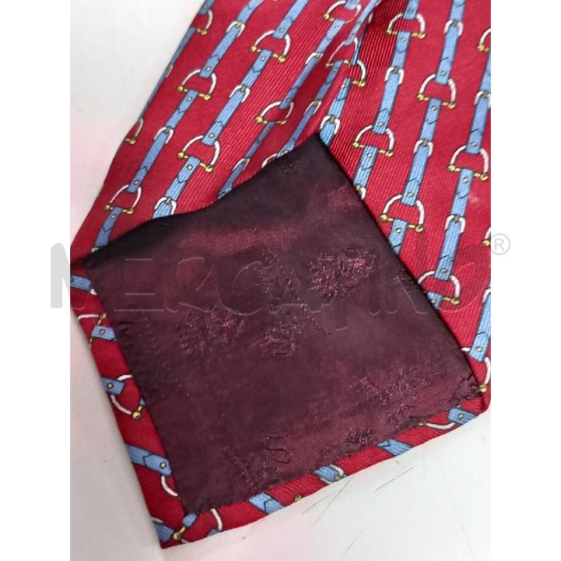 CRAVATTA GUCCI ROSSO CINGHIE EQUESTRI | Mercatino dell'Usato Roma porta di roma 4
