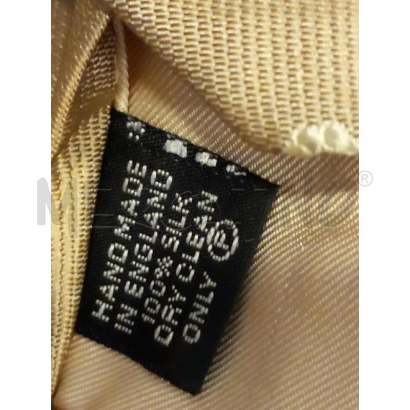 CRAVATTA HOLLIDAY & BROWN BEIGE FANTASIA FLOREALE PURA SETA | Mercatino dell'Usato Roma porta di roma 4