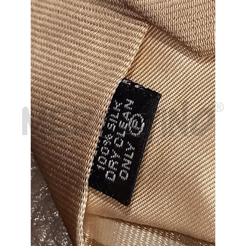 CRAVATTA HOLLIDAY & BROWN REGIMENTAL BEIGE PURA SETA  | Mercatino dell'Usato Roma porta di roma 4