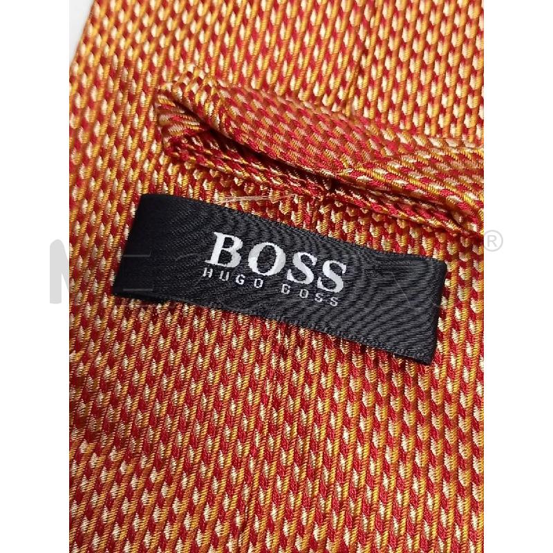 CRAVATTA HUGO BOSS ROSSO DORATO | Mercatino dell'Usato Roma porta di roma 3