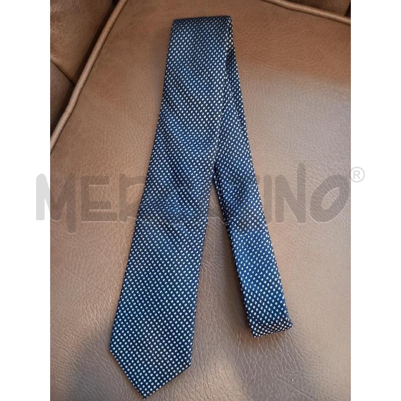 CRAVATTA MICHAEL KORS BLU ARGENTATO | Mercatino dell'Usato Roma porta di roma 1