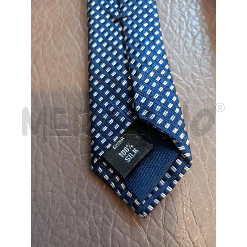 CRAVATTA MICHAEL KORS BLU ARGENTATO | Mercatino dell'Usato Roma porta di roma 4