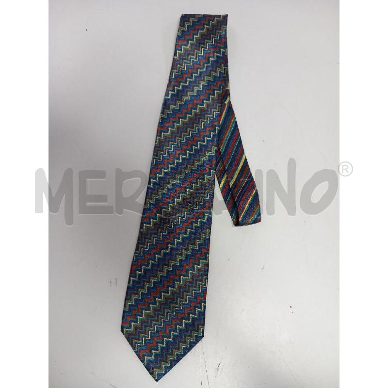 CRAVATTA MISSONI MULTICOLOR ONDE | Mercatino dell'Usato Roma porta di roma 1