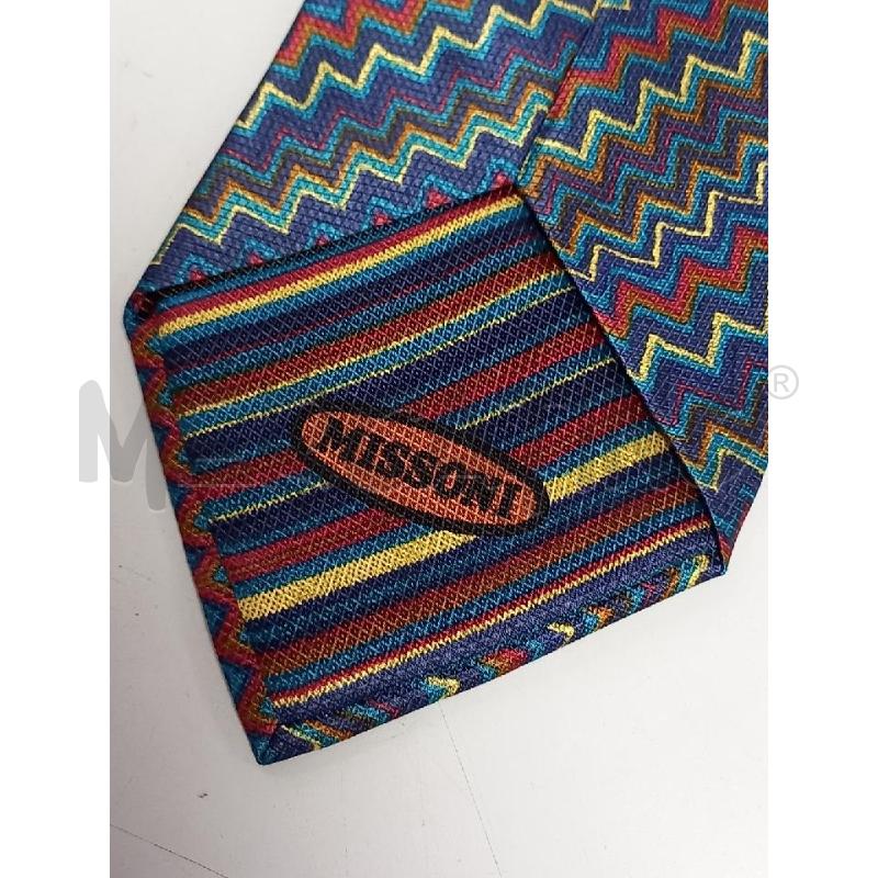 CRAVATTA MISSONI MULTICOLOR ONDE | Mercatino dell'Usato Roma porta di roma 3