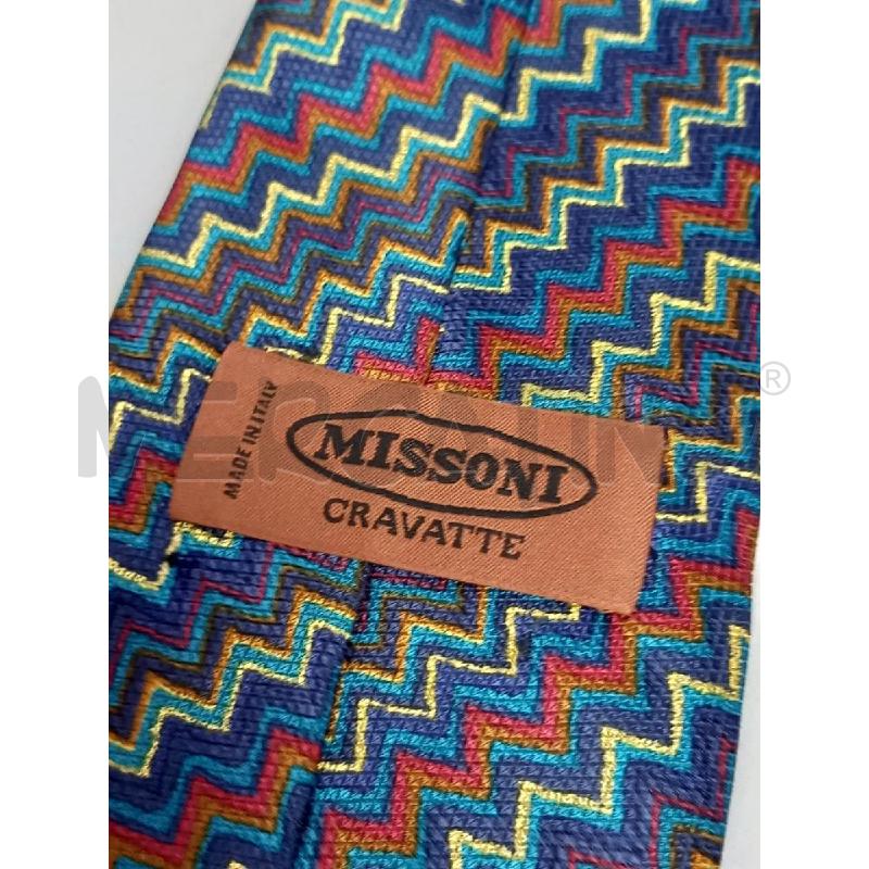 CRAVATTA MISSONI MULTICOLOR ONDE | Mercatino dell'Usato Roma porta di roma 4