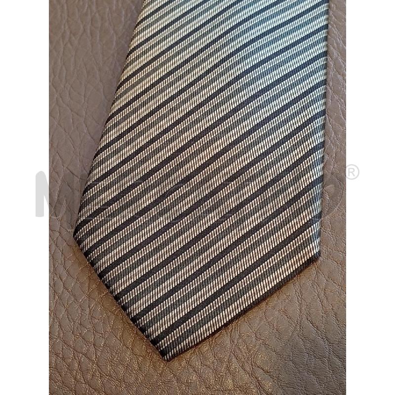 CRAVATTA PIERRE CARDIN ARGENTATO REGIMENTAL | Mercatino dell'Usato Roma porta di roma 2