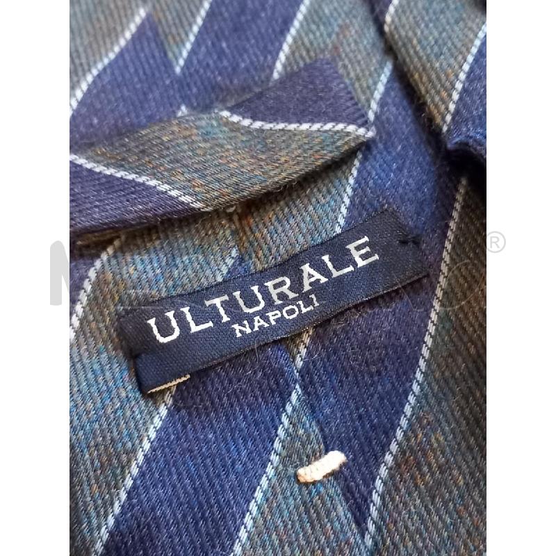 CRAVATTA ULTURALE RIGHE BLU/VERDE | Mercatino dell'Usato Roma porta di roma 4