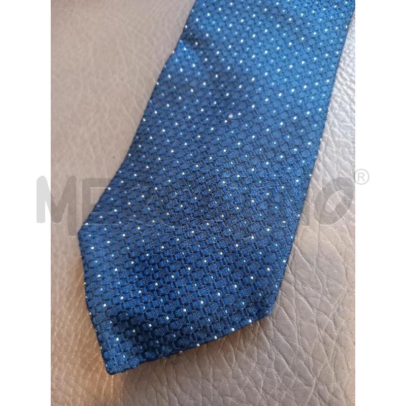 CRAVATTA ULTURALE TRAMATA BLU/BIANCO | Mercatino dell'Usato Roma porta di roma 2