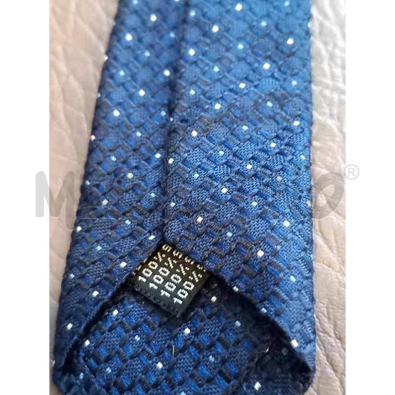 CRAVATTA ULTURALE TRAMATA BLU/BIANCO | Mercatino dell'Usato Roma porta di roma 3