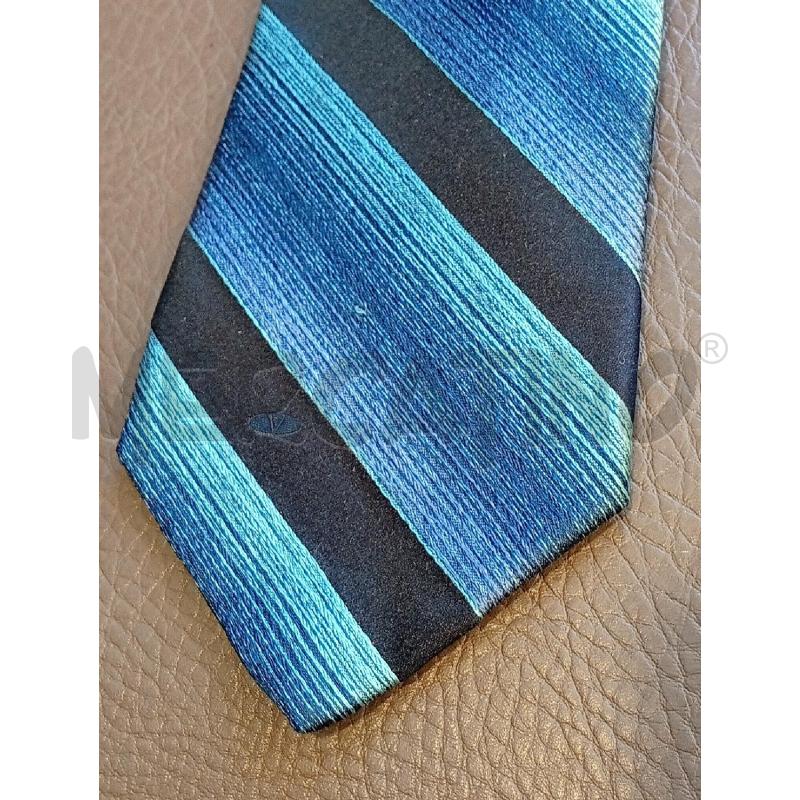 CRAVATTA VALENTINO BLU REGIMENTAL CANGIANTE | Mercatino dell'Usato Roma porta di roma 2