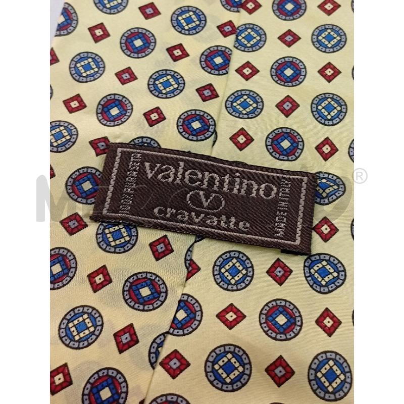 CRAVATTA VALENTINO GIALLA FANTASIA | Mercatino dell'Usato Roma porta di roma 3