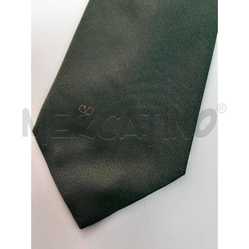 CRAVATTA VALENTINO VERDE | Mercatino dell'Usato Roma porta di roma 2