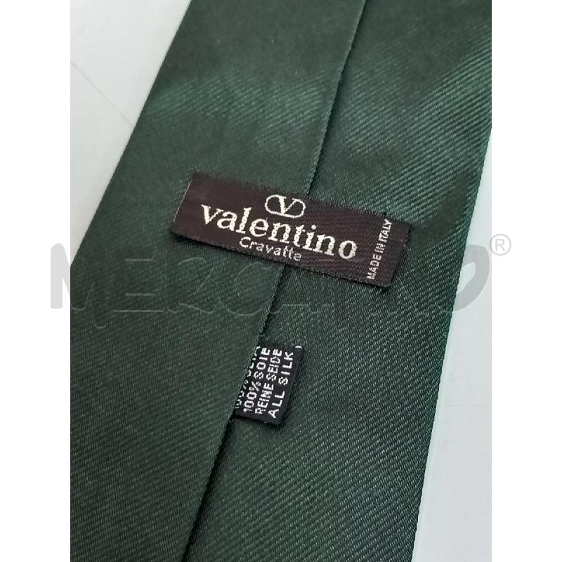 CRAVATTA VALENTINO VERDE | Mercatino dell'Usato Roma porta di roma 3