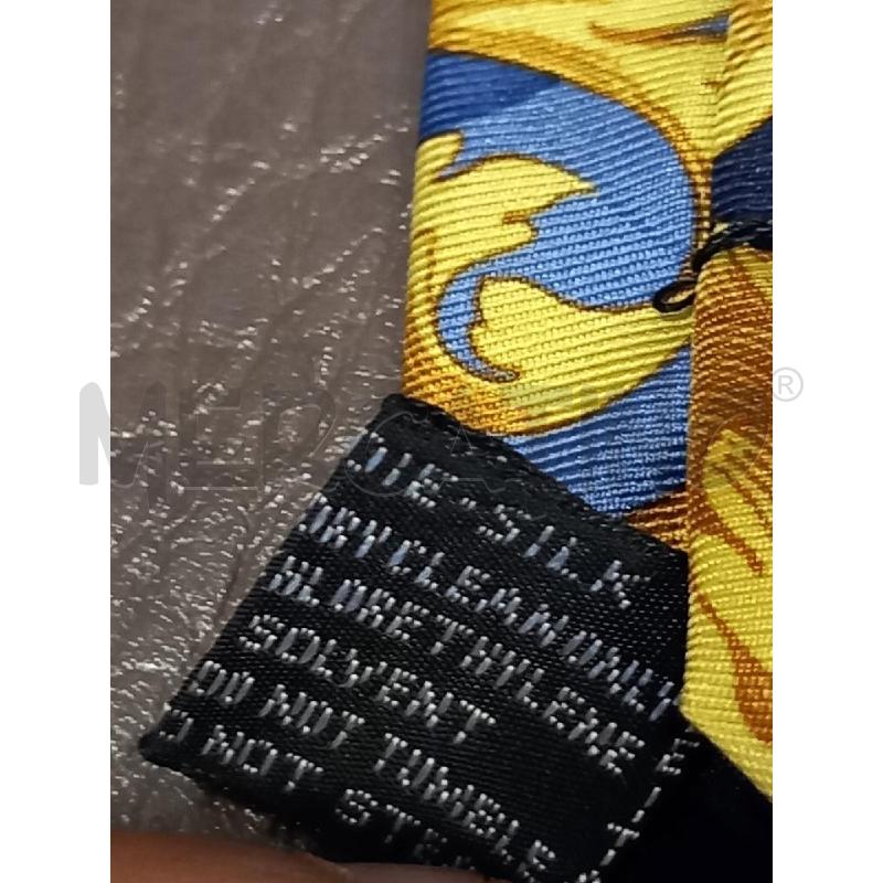 CRAVATTA VERSUS GIANNI VERSACE BLU DORATO | Mercatino dell'Usato Roma porta di roma 4