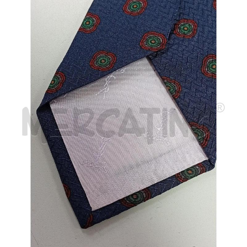 CRAVATTA YVES SAINT LAURENT BLU MEDAGLIONE | Mercatino dell'Usato Roma porta di roma 3