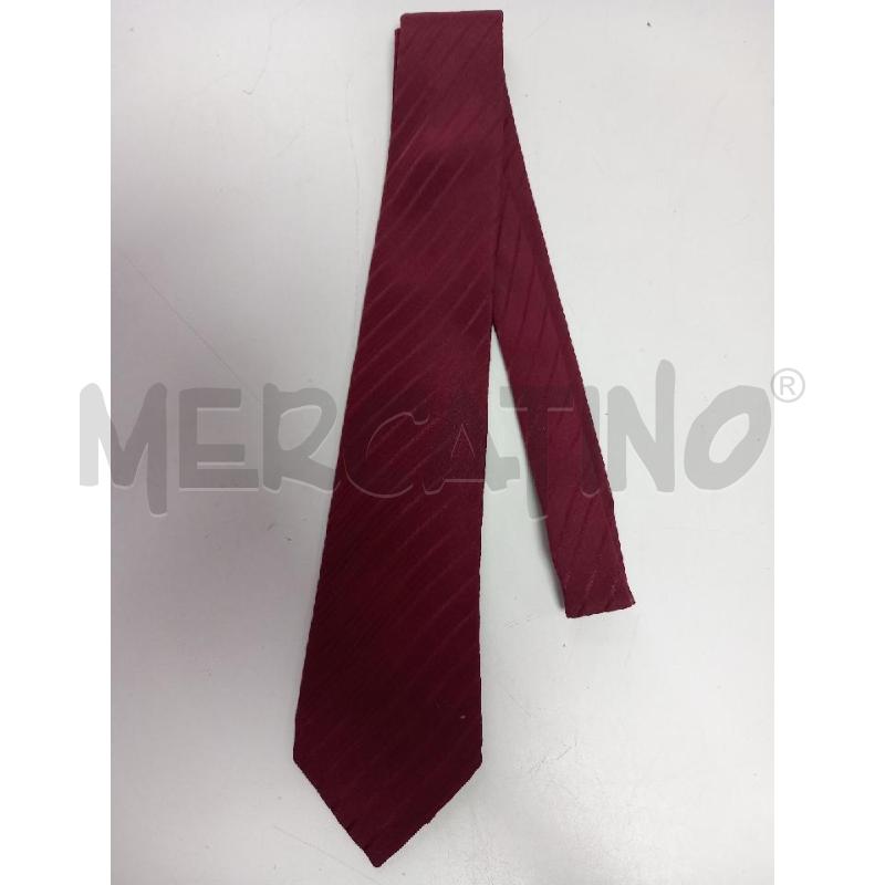 CRAVATTA YVES SAINT LAURENT ROSSO  | Mercatino dell'Usato Roma porta di roma 1