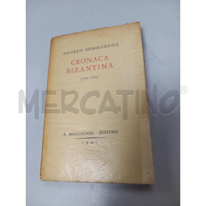 CRONACA BIZANTINA SOMMARUGA 1941 | Mercatino dell'Usato Roma porta di roma 1