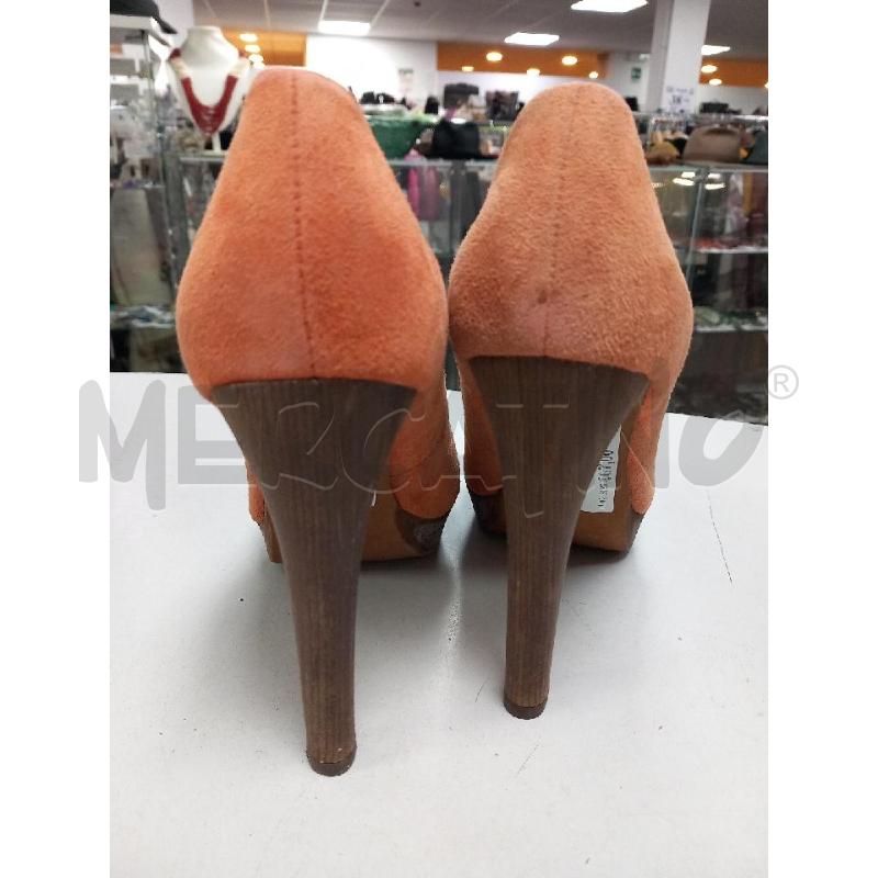 DECOLLETE ASH ARANCIO VELLUTO | Mercatino dell'Usato Roma porta di roma 2