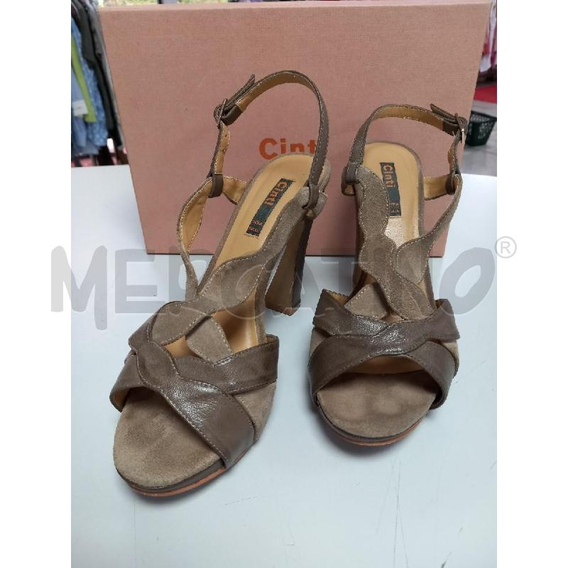 DECOLLETE CINTI MARRONE BEIGE SCATOLA | Mercatino dell'Usato Roma porta di roma 1
