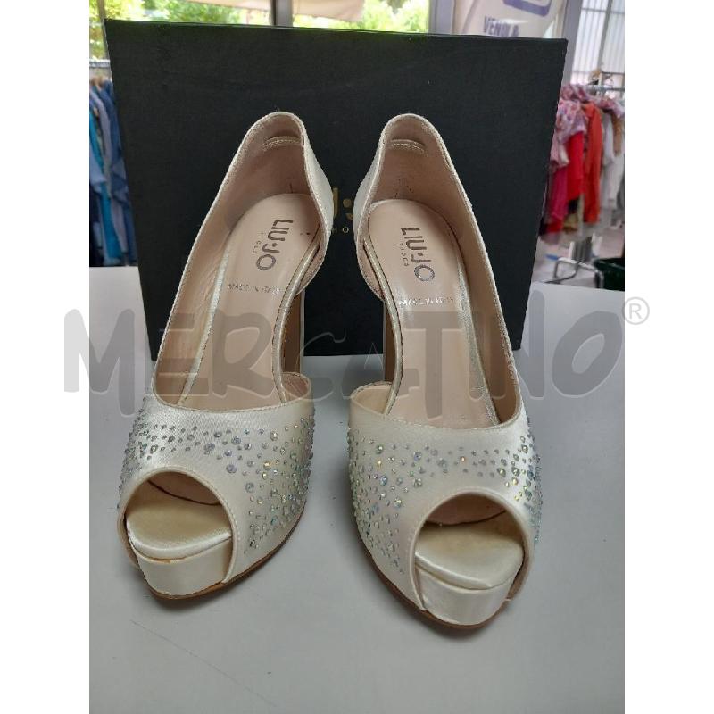 DECOLLETE LIU JO AURA SCATOLA BIANCO OFF WHITE  | Mercatino dell'Usato Roma porta di roma 1