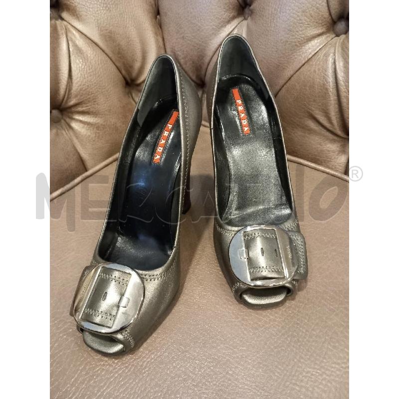 DECOLLETE PRADA GRIGIO | Mercatino dell'Usato Roma porta di roma 1