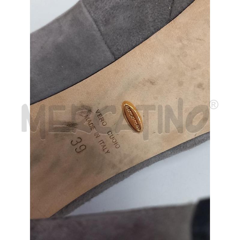 DECOLLETE SERGIO ROSSO GRIGIO CAMOSCIO | Mercatino dell'Usato Roma porta di roma 5
