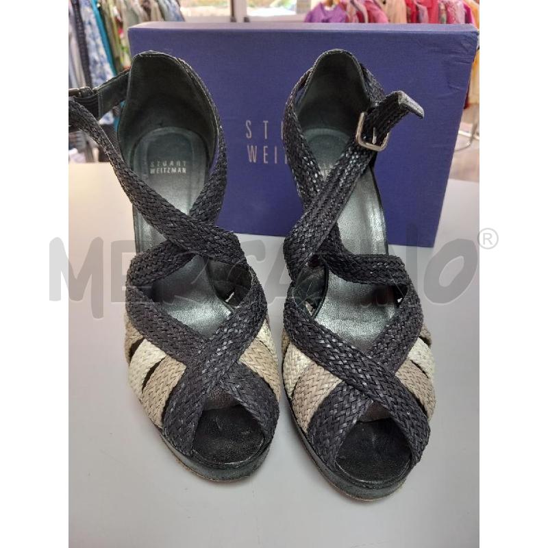 DECOLLETE STUART WEITZMAN NERE SCATOLA | Mercatino dell'Usato Roma porta di roma 1