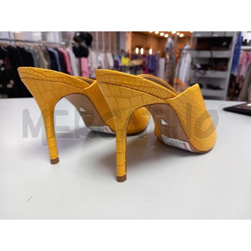 DECOLLETE  SCHUTZ EFFETTO COCCODRILLO GIALLO  | Mercatino dell'Usato Roma porta di roma 2