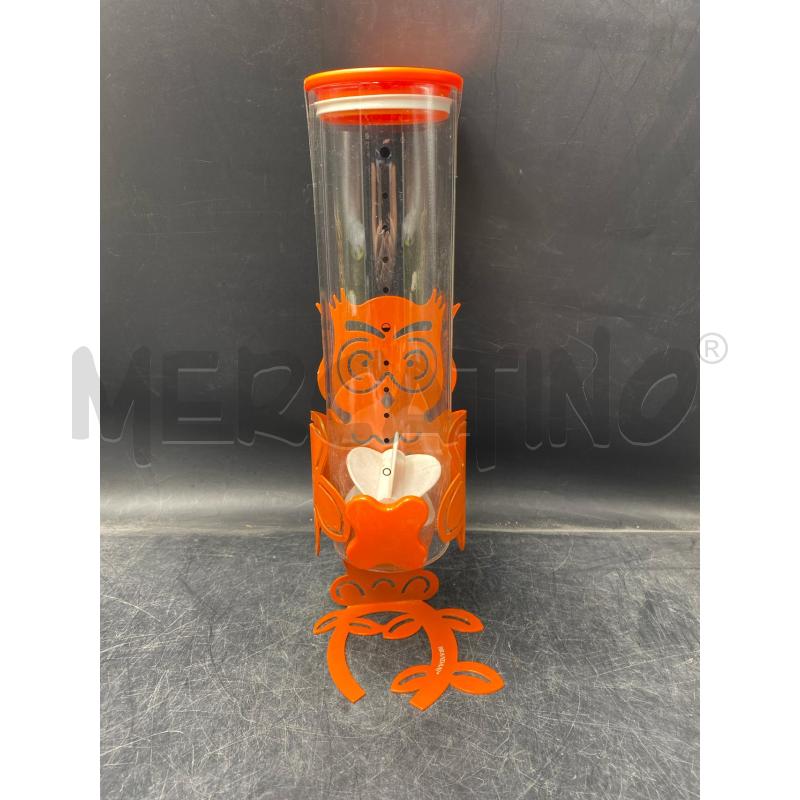 DISPENSER CEREALI GUFO BRANDANI ARANCIONE | Mercatino dell'Usato Roma porta di roma 1