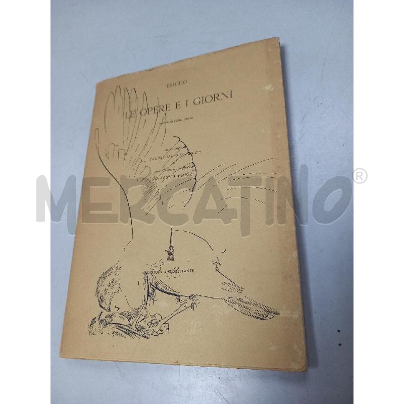 ESIODO OPERE E GIORNI QUASIMODO MANZU 152/2000 | Mercatino dell'Usato Roma porta di roma 1