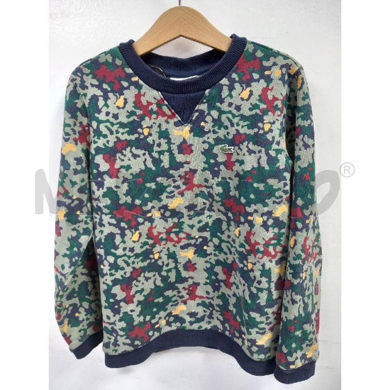 FELPA BAMBINO LACOSTE BLU VER MILITARE | Mercatino dell'Usato Roma porta di roma 1