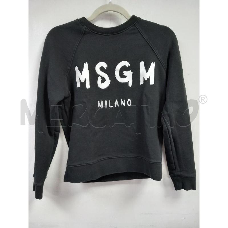 FELPA D MSGM NERO | Mercatino dell'Usato Roma porta di roma 1