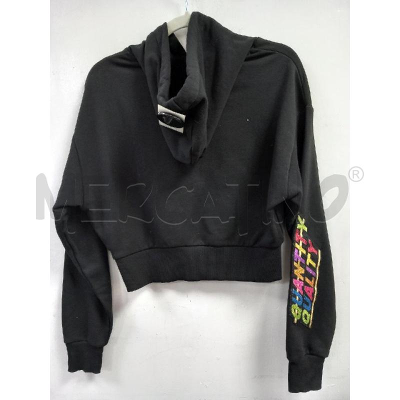 FELPA D VERSACE JEANS COUTURE NERO LOGO DORATO | Mercatino dell'Usato Roma porta di roma 2
