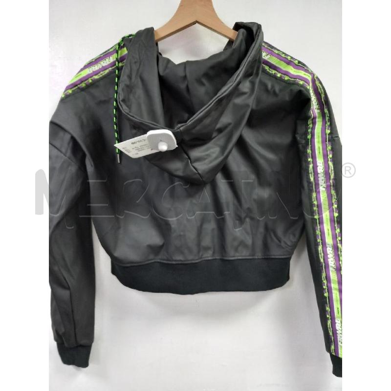 FELPA SPORTIVA FRWRD NERO LOGO VERDE | Mercatino dell'Usato Roma porta di roma 3